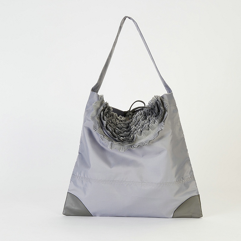 ONE SHOULDER FRILL SHOPPING BAG