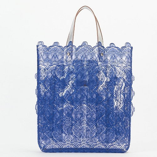 Hand cutting Vinyl lace Big Tote