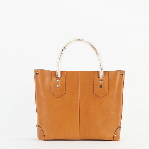 Pearl Handle Tote Medium / Floating Painted Pearl
