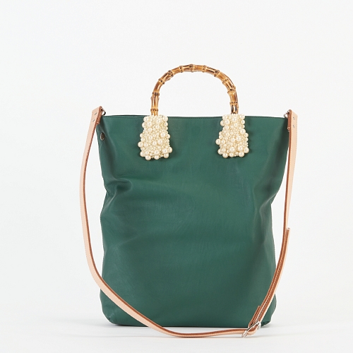Sheep leather x Pearl Bamboo Handle / Medium