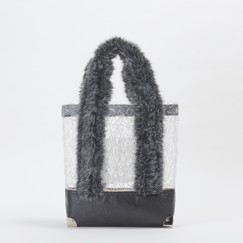 PVC KUMONOSU ×Eco Fur Bag